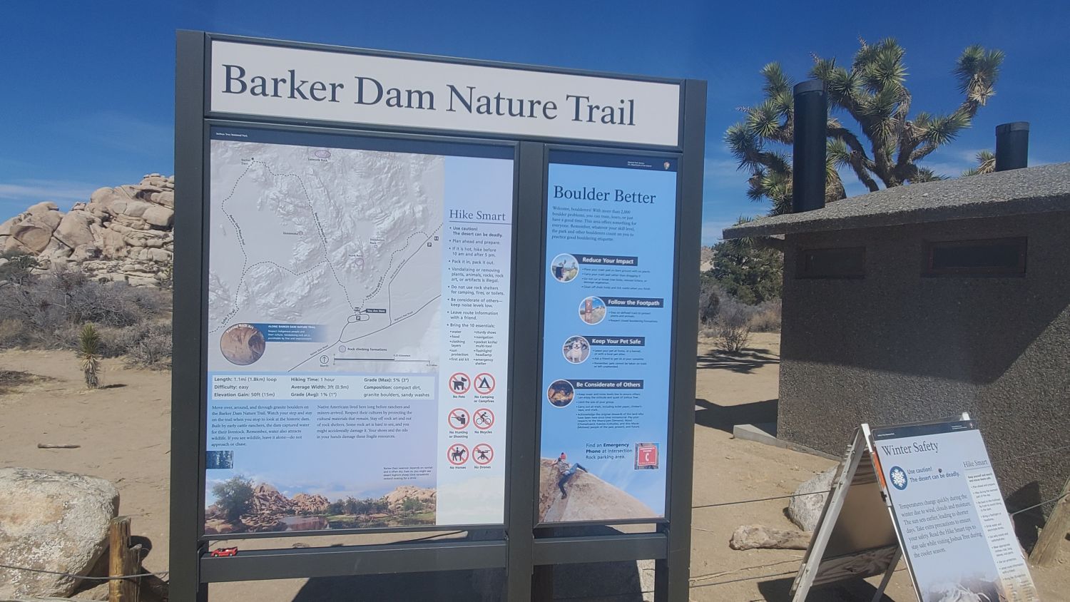 Barker Dam Hike